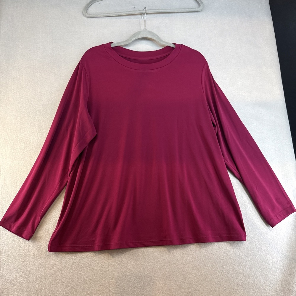 Susan Graver Modern Essentials, Plus Size 1X, Longsleeve, Casual, Workwear